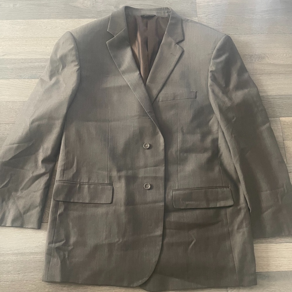 Taupe suit